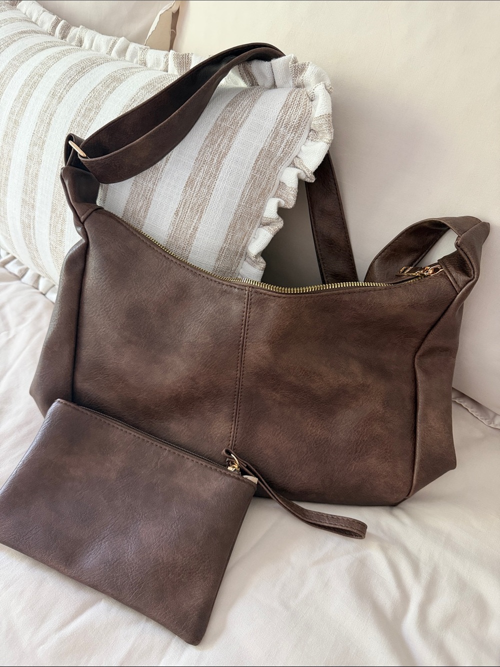 Everyday Chocolate Brown Hobo Shoulder Bag